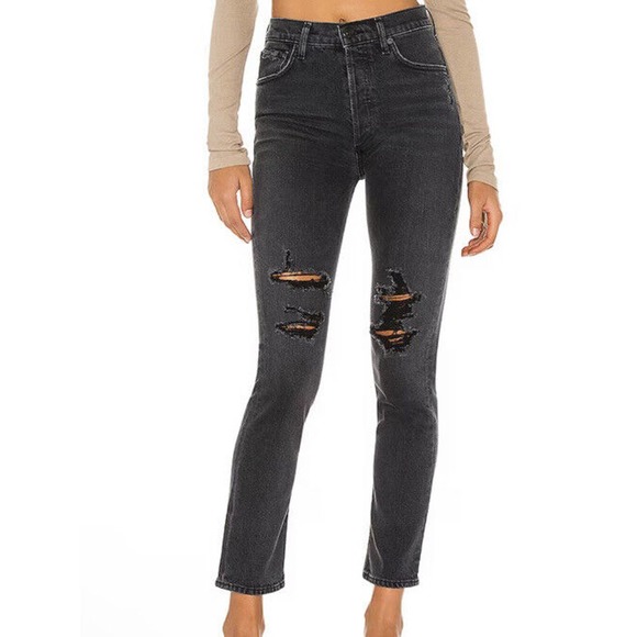 Citizens Of Humanity Denim - Citizens Of Humanity Charlotte High Rise Straight Jeans Size 27 in Happy Hour
